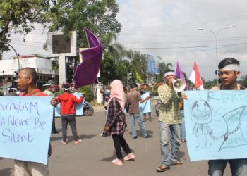 Aksi Solidaritas, FPMJ dan AJI Kota Jambi Kecam Intervensi Persma Suara USU
