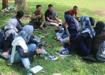 Praktik AM LPM Patriotik di Candi Muarojambi