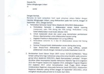 Mahasiswa Wajib Vaksinasi Untuk Mengikuti Perkuliahan