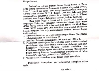 Unbari Tetap Laksanakan Perkuliahan Secara Hybrid