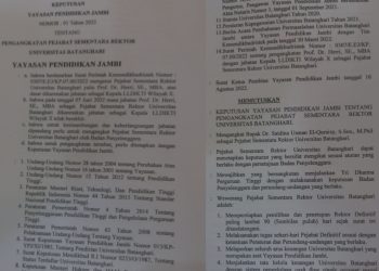 Belum Jelas Status Rektor Unbari, YPJ Tunjuk PJS Baru