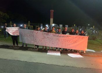 Aksi Solidaritas HMI Korkom Unbari Perihal Polemik Batubara